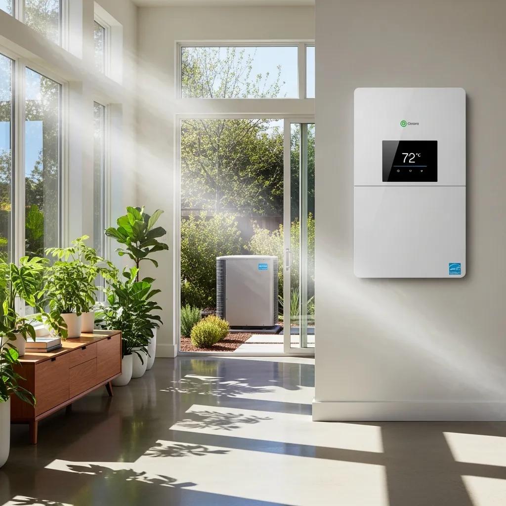 Your Guide to Affordable HVAC Financing 3 Energy-efficient HVAC system installed in a modern home